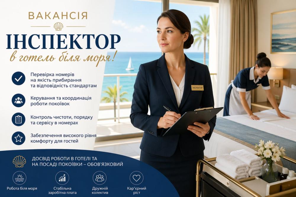 ІНСПЕКТОР в готель біля моря