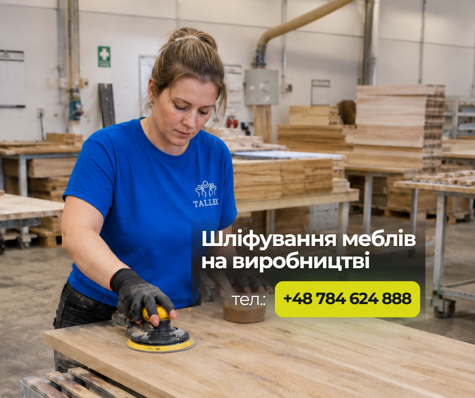 Працівник на меблеве виробництво