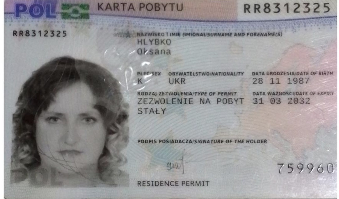 Oksanah Hlybko