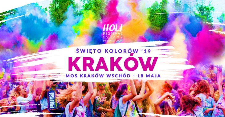 Свято кольорів в Кракові (Holi Festival – Święto Kolorów w Krakowie)