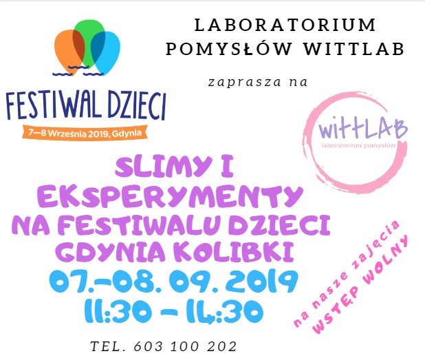 Slimy i Eksperymenty na Festiwalu Dzieci w Gdyni