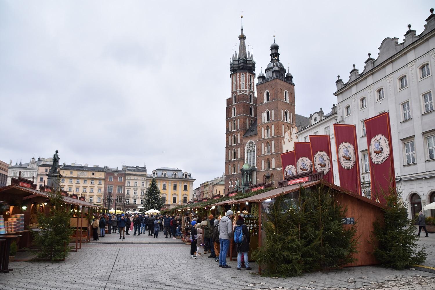 Jarmark Bożonarodzeniowy 2021 - Kraków, Rynek Główny