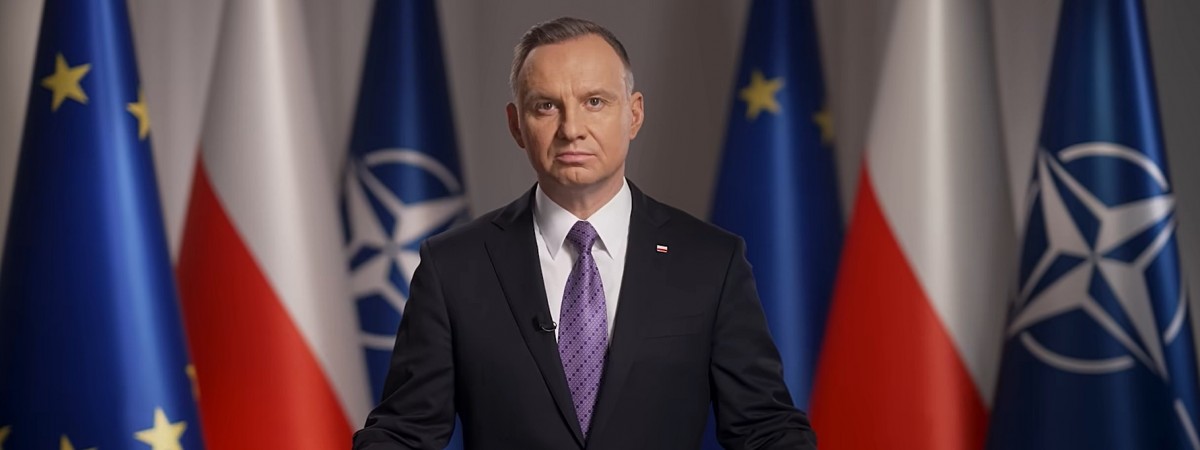 Звернення президента Польщі Анджея Дуди в річницю війни в України (ВІДЕО)