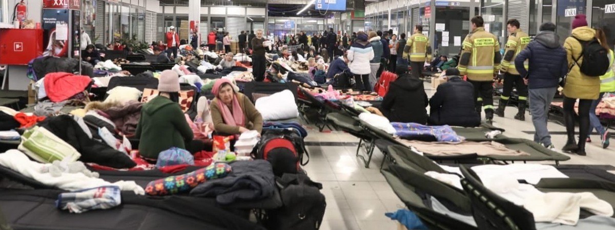 Біженці з України в Польщі платитимуть 50% вартості проживання в пунктах масового розміщення