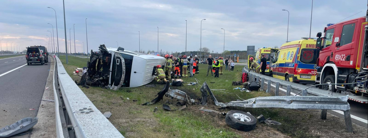 У Польщі перекинувся мікроавтобус з українцями (ФОТО)
