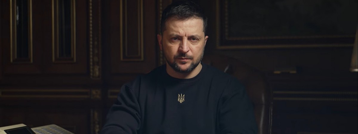 Зеленський звернувся до українців у річницю вторгнення рф (ВІДЕО)