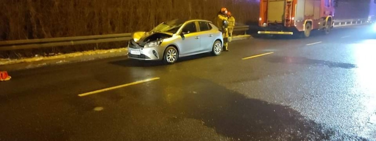 У Польщі напівголий українець стрибнув з пішохідного мосту на автомобіль