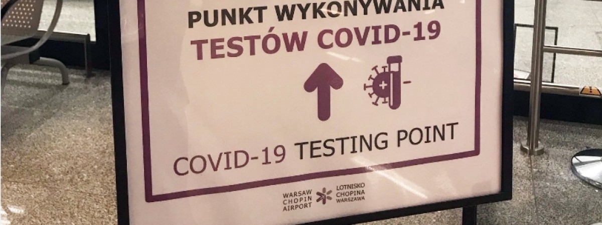 Аеропорти в Польщі, де з 15 грудня можна зробити COVID-тест в зоні прильоту