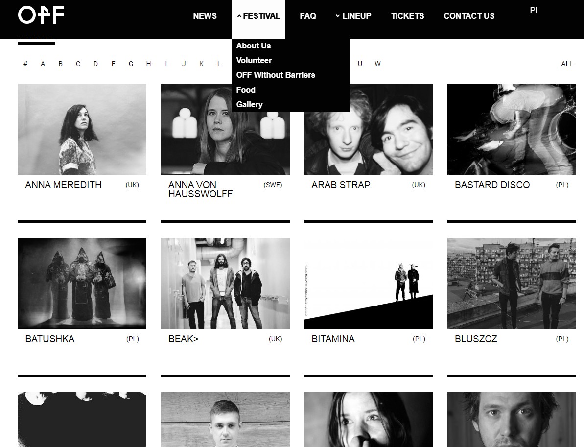 Off Festival буде проходити з 4 по 6 серпня на 4 сценах