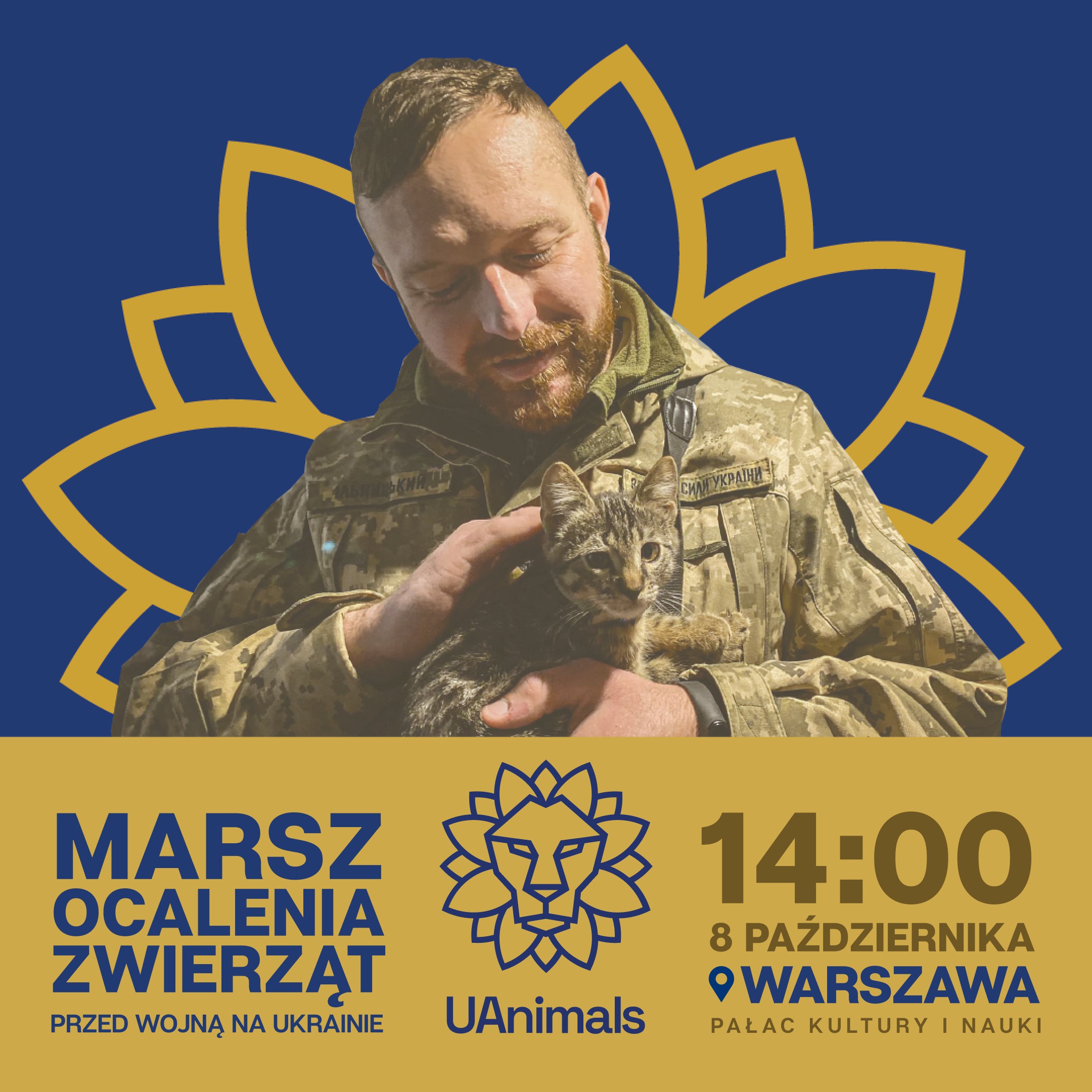 У Варшаві пройде Марш за порятунок тварин від війни в Україні