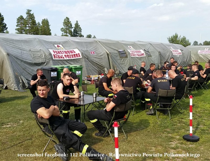 Пожежники облаштувалися в Швеції